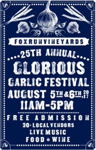 Garlic Festival @ Fox Run Vineyards | Penn Yan | New York | United States